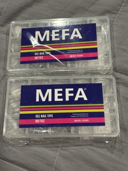 2 Packs Short Medium Almond Nails 600pcs 