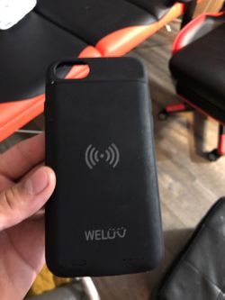 iPhone 6 case and charger