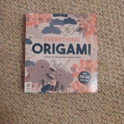 Everything Origami with 55 Designs Instructions 12 Sheets Origami Paper