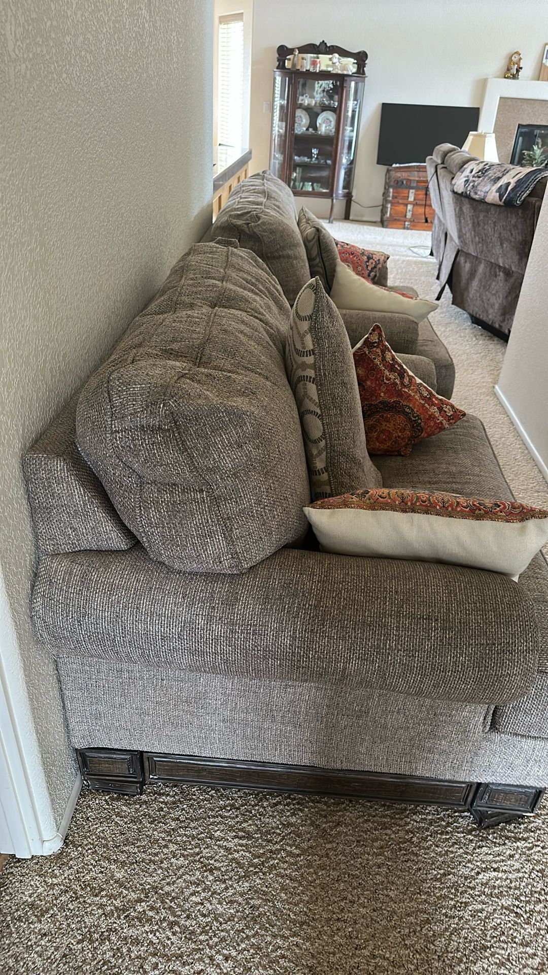 Chair & 1/2 w/Ottoman (x2)