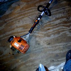 Stihl Km 90 Multi Tool With Weedeater Attachment