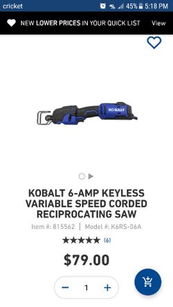 Kobalt saw