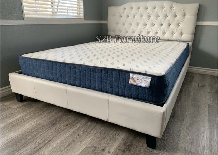 Queen White Crystal With Ortho Matres!!