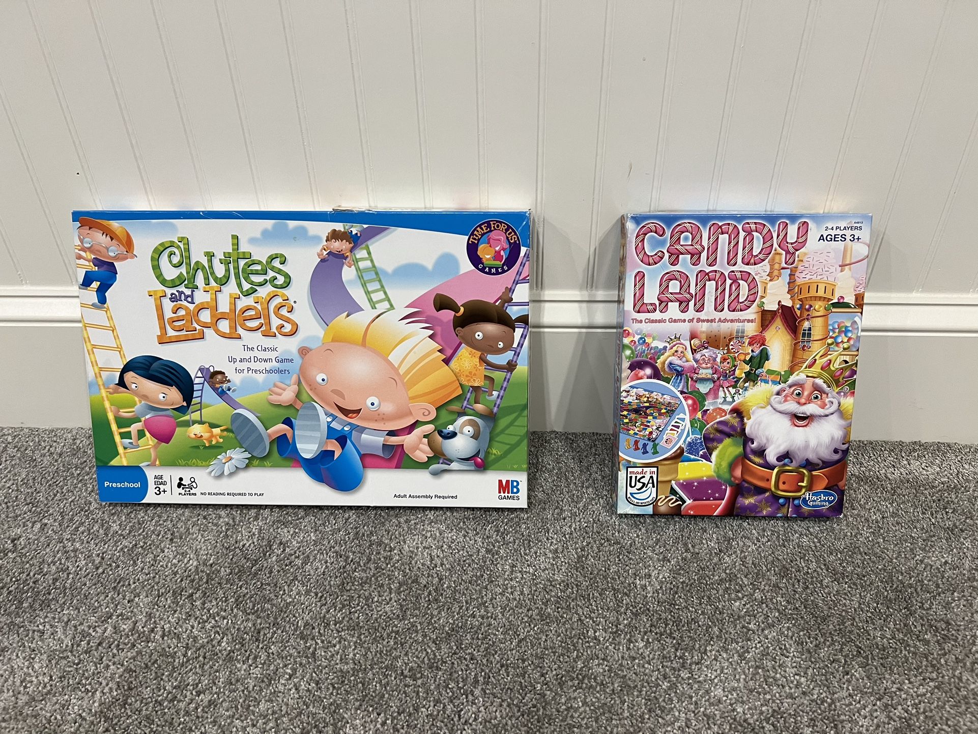 Candy Land & Chutes & Ladders Board Games