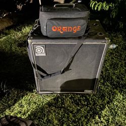 Bass Cab And Amp