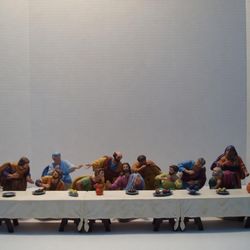 Franklin Mint 1989 Porcelain “Last Supper” by Gianni Benvenuti Lot/14 Pieces 