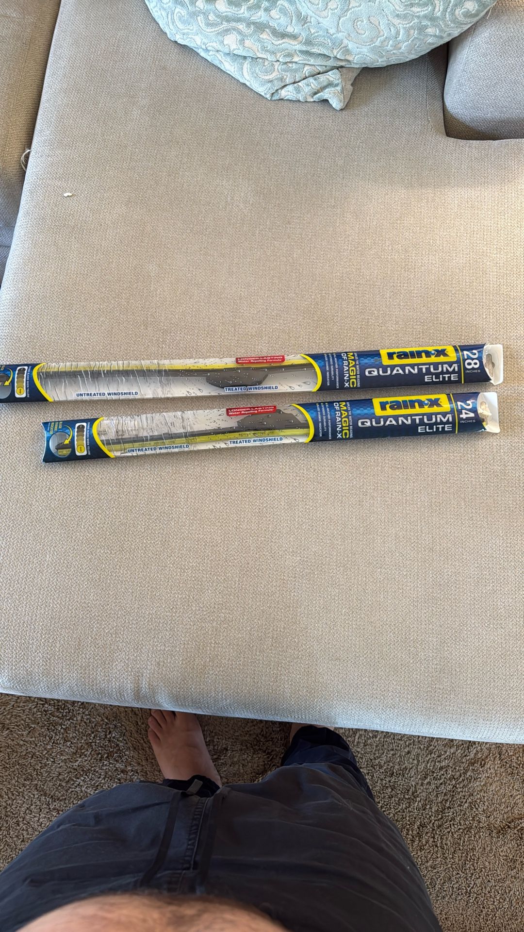 RAIN X QUANTUM ELITE WIPER BLADES 28”/24” Wipers