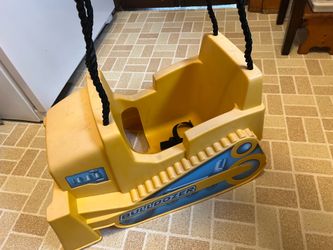 BULLDOZER TODDLER SWING