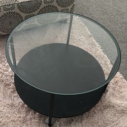 Glass table for living room