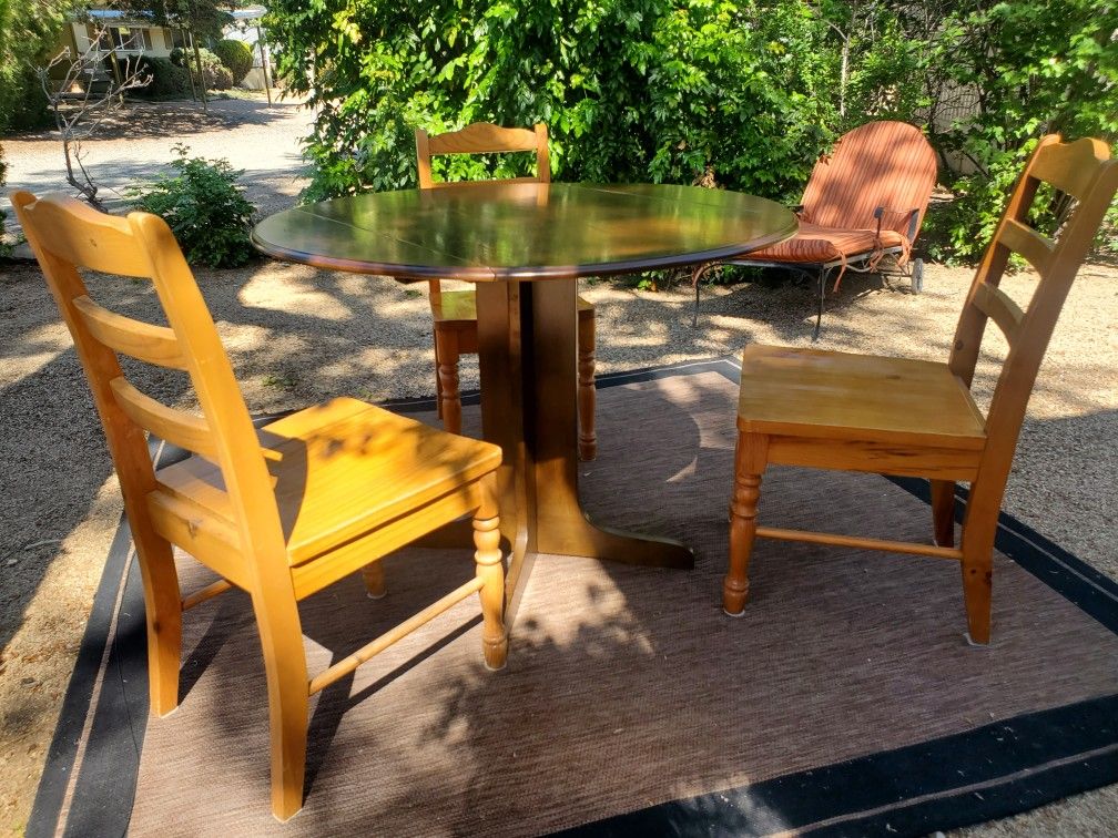 Table And 3 Chairs