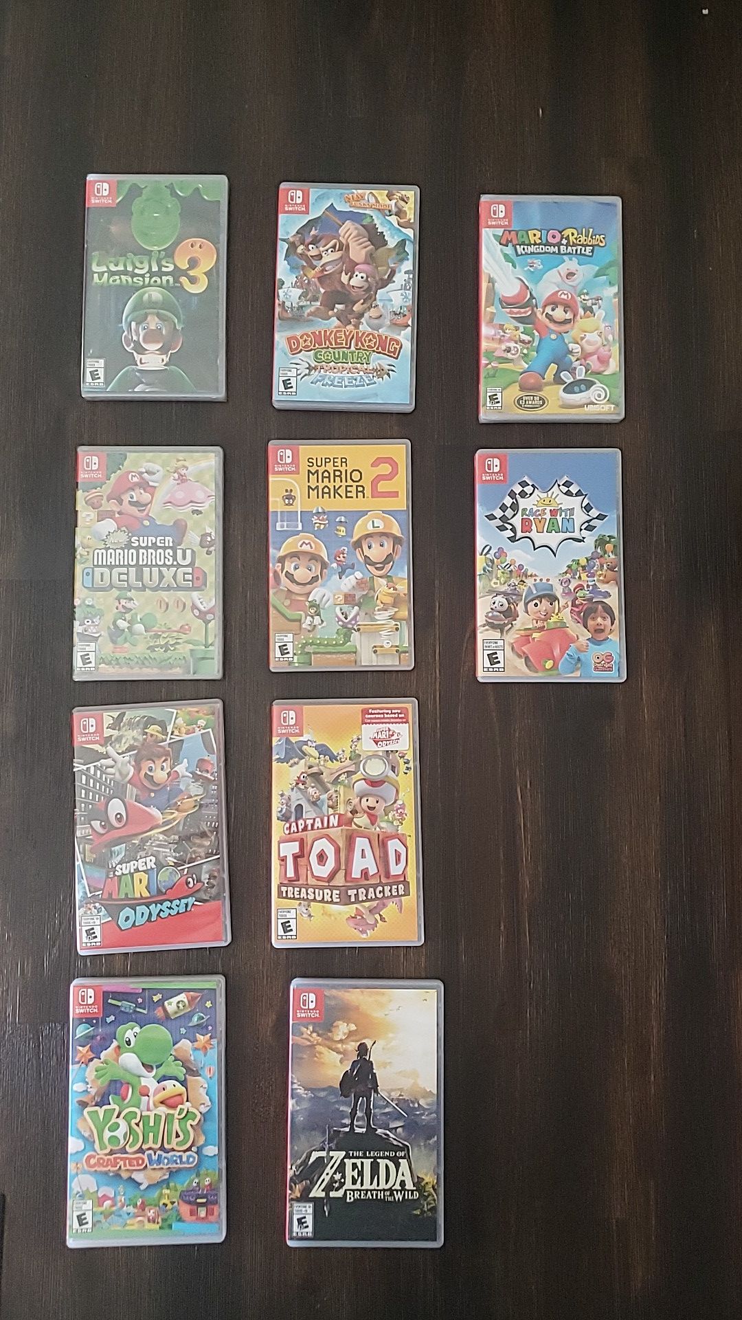 NINTENDO SWITCH GAMES BUNDLE ( PLEASE DONT ASK FOR A SINGLE GAMES I WANT SELL ALL IN ONES)