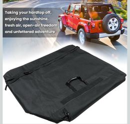 Hard Top Freedom Top Panels Storage Bag for All 2007- 2025 Jeep Wrangler JK JKU JL JLU Sports Sahara Freedom Rubicon Unlimited Gladiator JT 2-Door and
