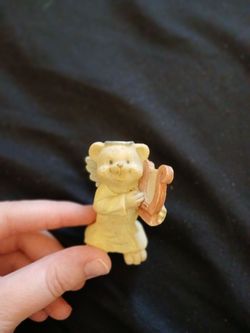 Teddy Bear Angel Figure