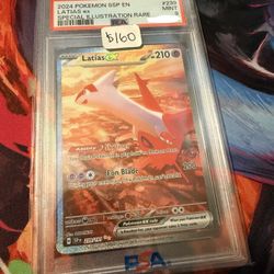 Modern Pokemon Cards Surging Sparks Latias SIR PSA9