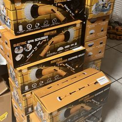 1000RPM Electric Spin Scrubber, 20V Cordless Cleaning Brush with Adjustable Extension Arm, 4 Replaceable Cleaning Heads, Hook and Gloves, 1 Hour Fast 