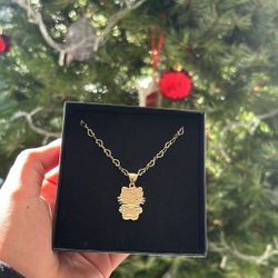 Hello Kitty Gold Filled Necklace 