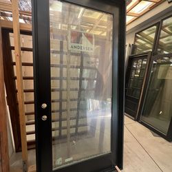 Black glass door 46x98
