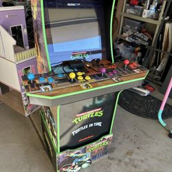 Arcade1up Teenage Mutant Ninja Turtles Good Condition