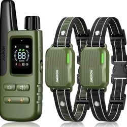 Dog Training Collar with Remote IPX7 Waterproof Electric Collar with 4 Training Modes, Security Lock, Rechargeable e-Collar for All Breeds, Sizes