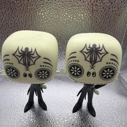 Lot Of 2 Funko Pop! Vinyl: Disney - Jack Skellington #69 No Boxes.