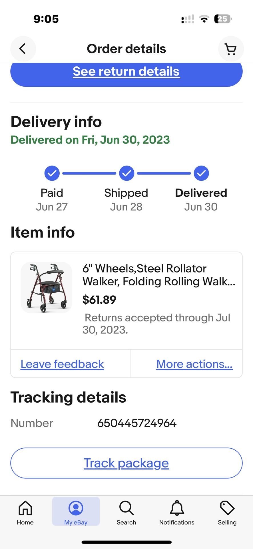 Brand New Medline Walker For Sale