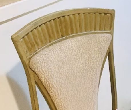 Dining Room Set With Round Glass Table & 2 Tailored Chairs And 4 Steel Legs Chairs display picture 1