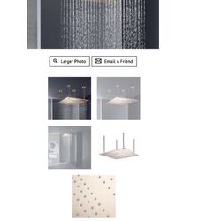 Shower Head Coming From The Ceiling 