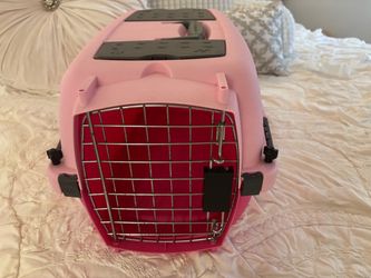 Pink Hard-Shell Pet Travel Carrier
