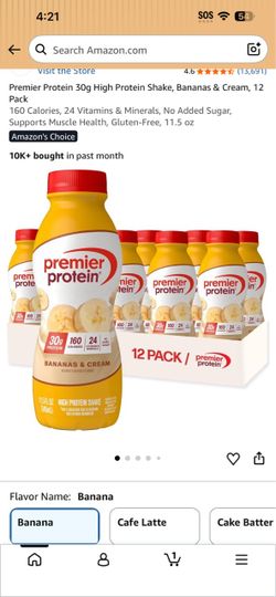 Premier Protein Bananas & Cream Shake 12 Pack