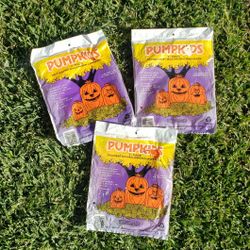 Vintage 1994 Halloween Pumpkids Pumpkin Decorative Lawn Leaf Bags Decorations