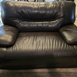 Reclining Leather Loveseat