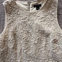 Ann Taylor Ivory Color Dress