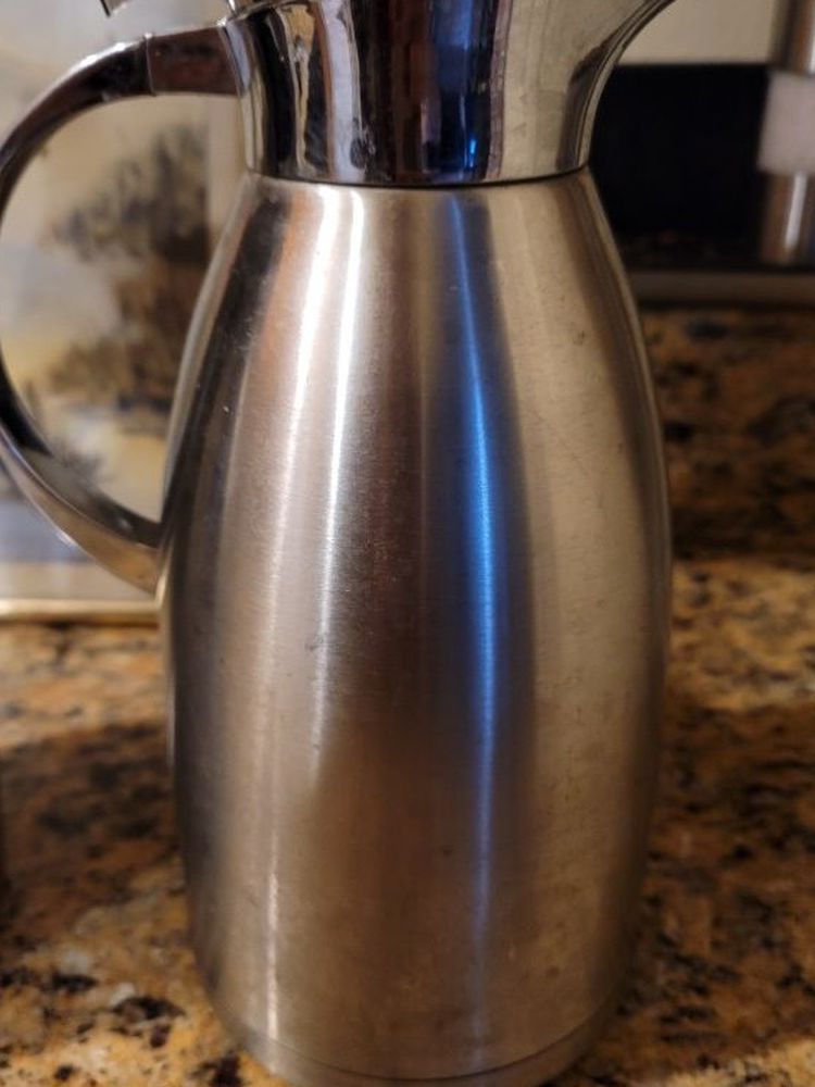 64 oz stainless steel thermal coffee carafe / double walled vacuum/12