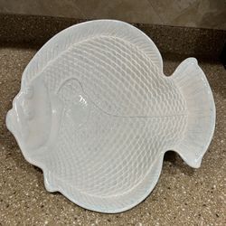 Fish ceramic , Large Platter, 3D, Nice!
