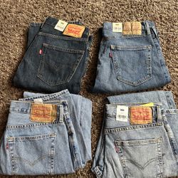 Mens Levis Jeans Size 32 Read Description Below. $30 Each 
