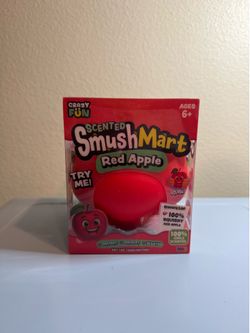 Crazy Fun Smush Mart Red Apple Scented Squishy Viral  Jumbo Squeeze Toy NIB