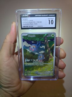 Tangela Art Rare PokéMon Card 151 178/165 NM CGC 10
