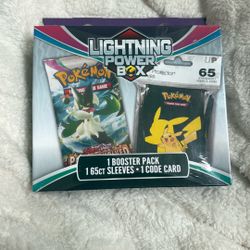 Pokémon Lightning Power Box Cards 