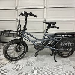 Tern GSD Electric Cargo  Bike, Dual Battery And Low Miles Tons Of Options, Upgrades.y