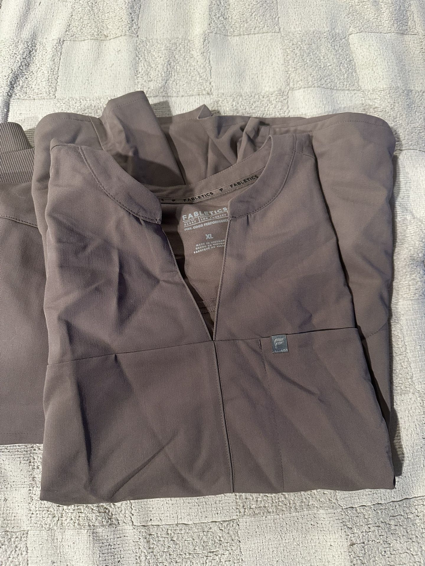 Fabletics Brown Scrubs