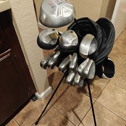 Golf Clubs and Stand Bag - Great First Set!