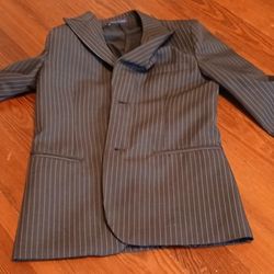 Sean John Grey and striped size 10 regular suit jacket