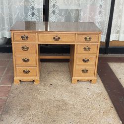 Antique Solid Wood Desk 