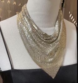 Vintage 70’s Mesh Necklace.