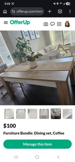 Dining table must go