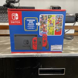 New Sealed Nintendo Switch Mario Edition Game System 