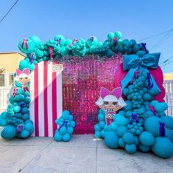 Hot Pink Shimmer Wall Panels 8x8