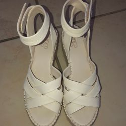 Off White Dress Shoes- Brand: Franco Sarto.