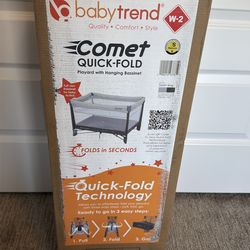 Babytrend Playpen Quick Fold New