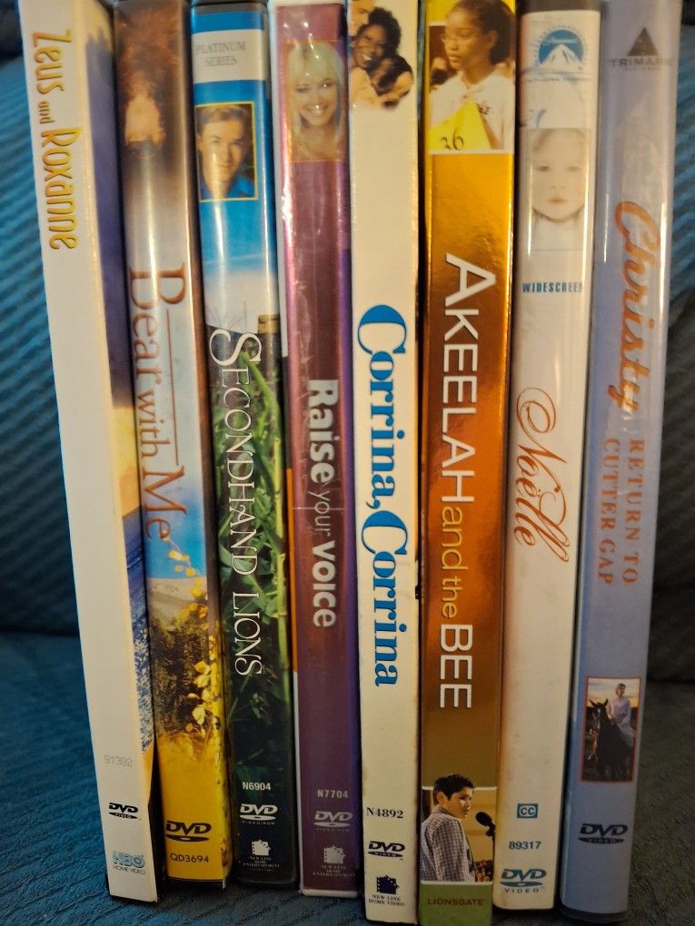 Lot Of 8 DVDs, Kids, Etc. $39.95, OBO.